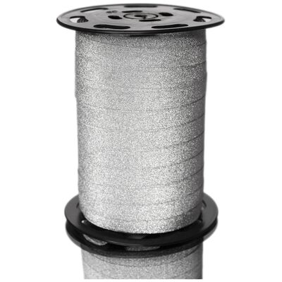 Gift Ribbon Silver Glitter